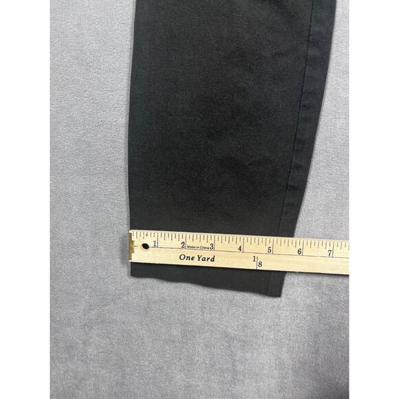 Anthropologie Cropped Pants Women's 4 Black Low Rise Slim Fit Pockets Classic - Picture 7 of 7